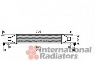 VAN WEZEL 37004421 -  Интеркулер